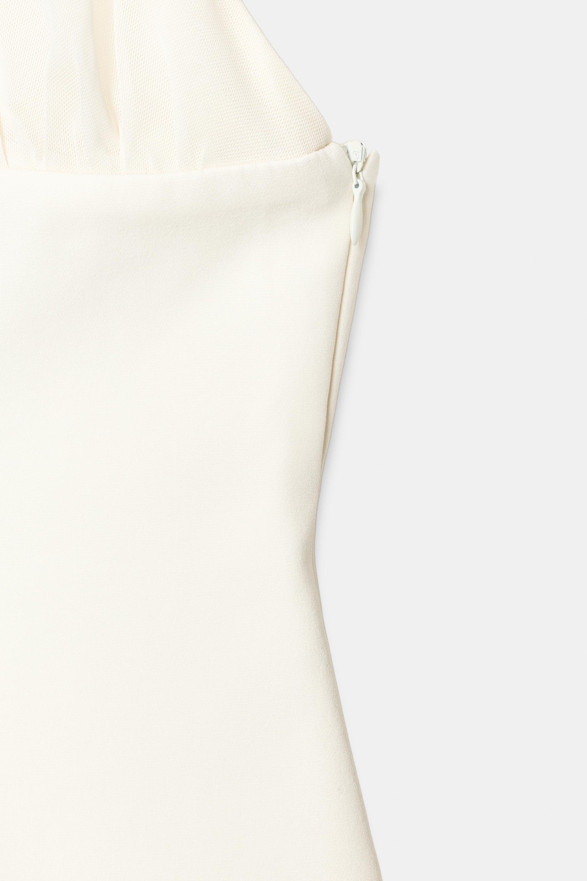 TOP HALTER BIMATIÈRE EN TULLE
